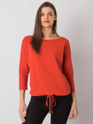 Bluza de dama BASIC FEEL GOOD RV-BZ-4691.37P PORTOCALIU ÎNCHIS