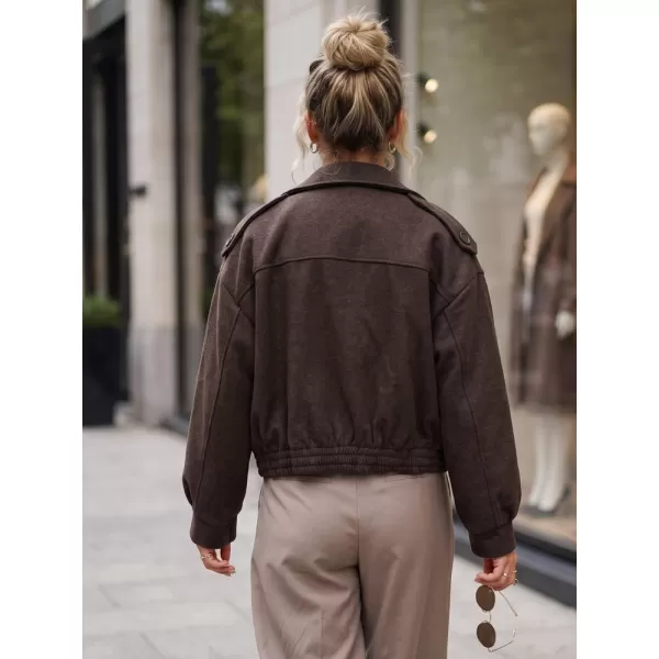  Palton de damă DSTREET TY6026 MARO 