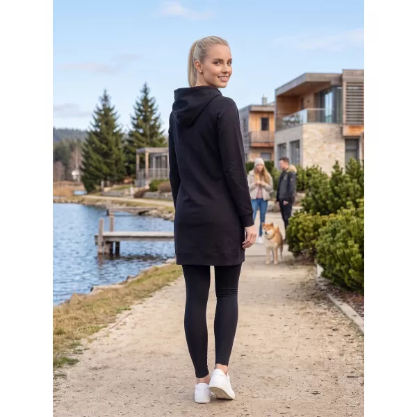  Hanorac prelungit dama ALTISPORT ALW091419 NEGRU SI AURIU 