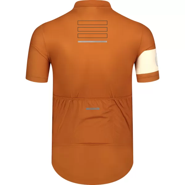 Tricou de ciclism pentru bărbați NORDBLANC CAMEL NBSMF8079 MARO 