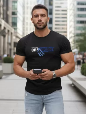 Tricou pentru bărbați DSTREET NX5017R NEGRU