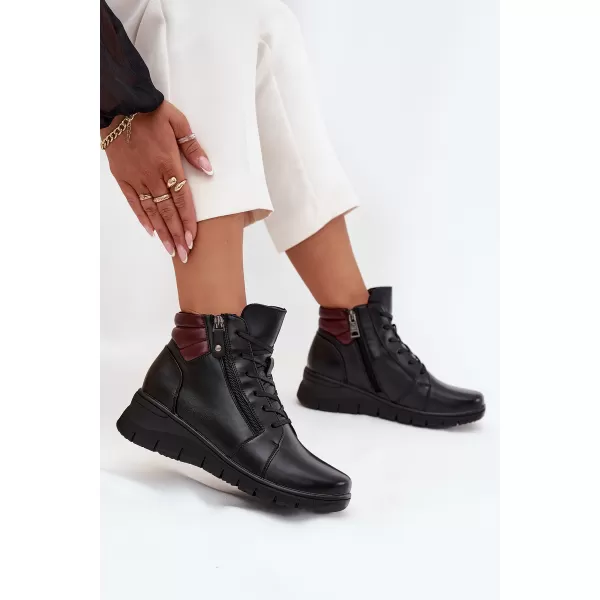  Botine de dama VINCEZA 39963 NEGRU 