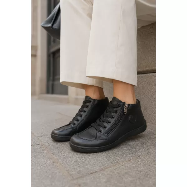  Botine de dama din piele EVENTO 26PB18-562 NEGRU 