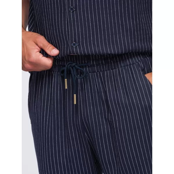  Pantaloni pentru bărbați OMBRE OM-PACP-0311 ALBASTRU MARIN 