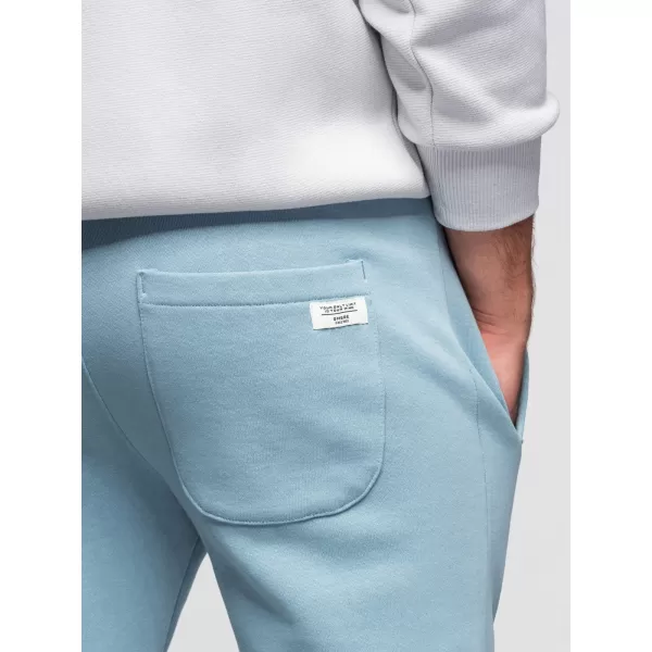  Pantaloni de trening pentru bărbați OMBRE OM-PABS-0304 ALBASTRU DESCHIS 