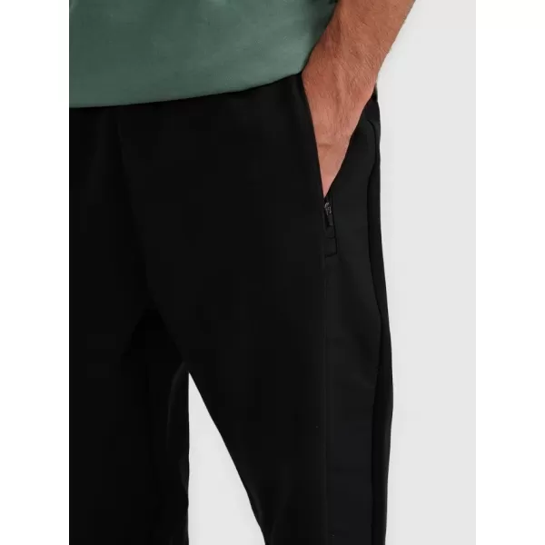  Pantaloni pentru bărbați 4F WAW25TTROM1252 NEGRU ADÂNC 