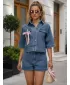 Geaca de dama DSTREET TY5693 ALBASTRU