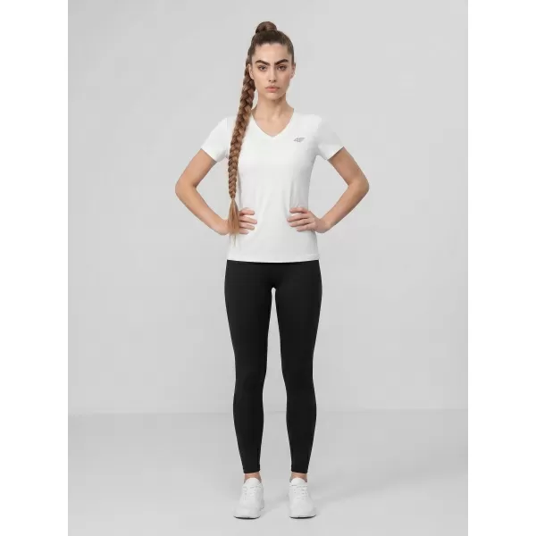  Tricou pentru femei 4F WMM00TTSHF3307 ALB 