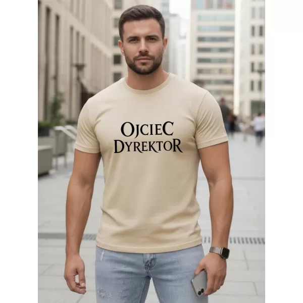  Tricou pentru bărbați DSTREET NX5144R-BT BEJ 
