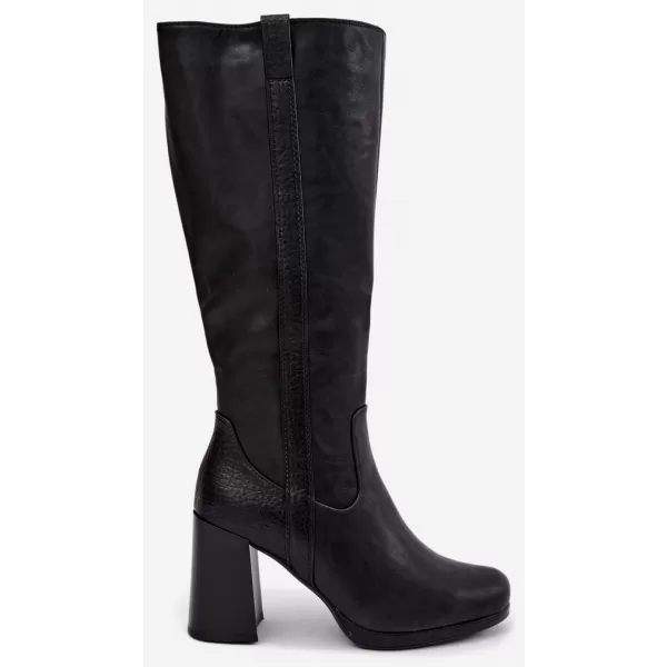  Cizme de dama BOTO FAF125B-6 NEGRU 