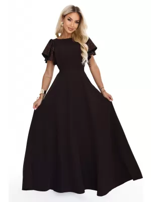 Rochie NUMOCO MIRELLA 694-2 MARO CIOCOLATA