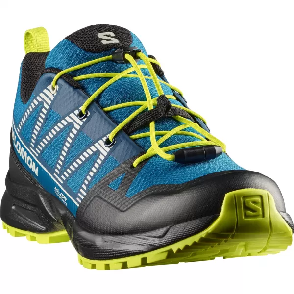  Pantofi pentru copii SALOMON OUTSCAPE WATERPROOF L49212500 MYKONOS ALBASTRU/NEGRU/ VAR ACID 