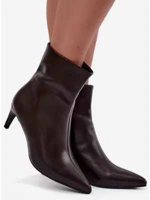 Botine de dama BOTO LQ-165 WINE RED