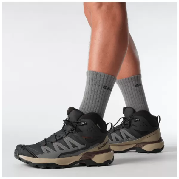  Pantofi pentru bărbați SALOMON X ULTRA 360 MID GORE-TEX L47743300 FANTOMĂ/DESERT BRONZ/ROM STAFIDE 