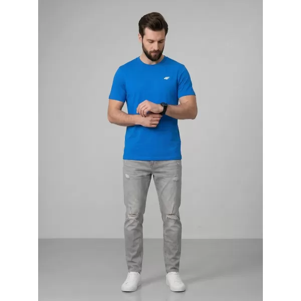  Tricou pentru bărbați 4F WMM00TTSHM3341 ALBASTRU 
