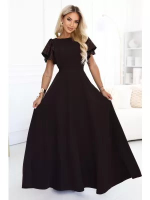 Rochie NUMOCO MIRELLA 694-2 MARO CIOCOLATA