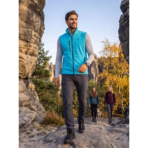  Vestă din lână pentru bărbați ALTISPORT ALM002525 TURCOAZ 