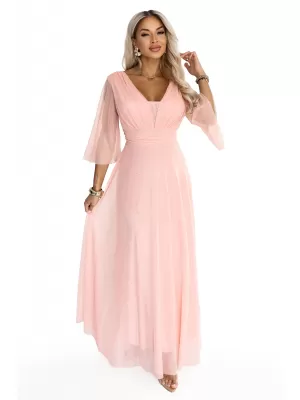 Rochie NUMOCO 682-2 PIERSICĂ