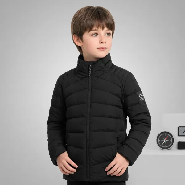  Jachetă ultrauşoară pentru copii ALPINE PRO RETERO NEGRU 