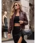 Geaca de dama DSTREET TY5873 CLARET