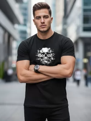 Tricou pentru bărbați DSTREET NX085R NEGRU