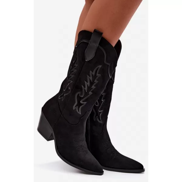  Cizme de dama BOTO 2586A NEGRU 