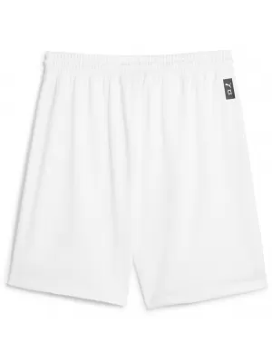 Pantaloni scurți pentru bărbați PUMA HOOPS TEAM PRACTICE SHORT 676641-02 PUMA ALB
