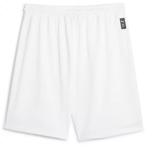  Pantaloni scurți pentru bărbați PUMA HOOPS TEAM PRACTICE SHORT 676641-02 PUMA ALB 