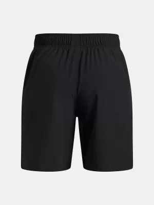 Pantaloni scurți pentru băieți UNDER ARMOUR UA B UNSTOPPABLE WOVEN SHORT 6009307-001 NEGRU