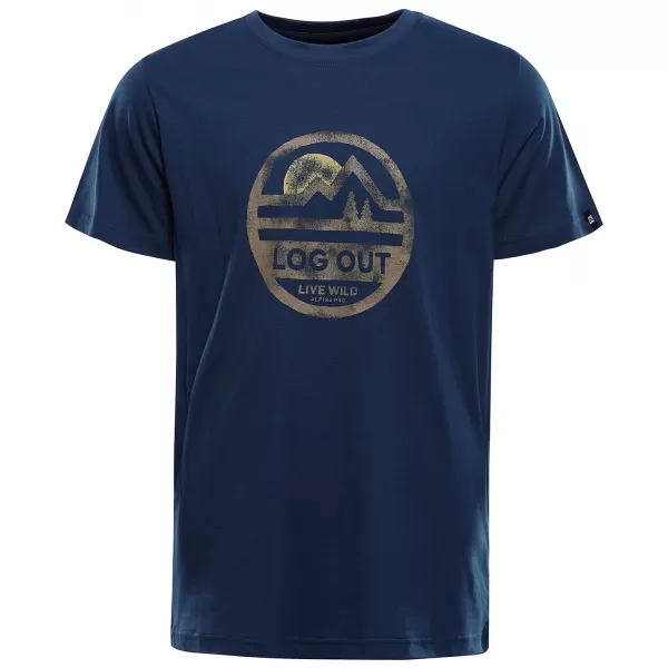  Tricou pentru bărbați ALPINE PRO TERMES 4 VARIANTA PC MOONLIT OCEAN 