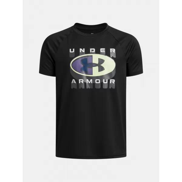  Tricou băieți UNDER ARMOUR B TECH GRAPHIC SS 6009615-001 NEGRU 