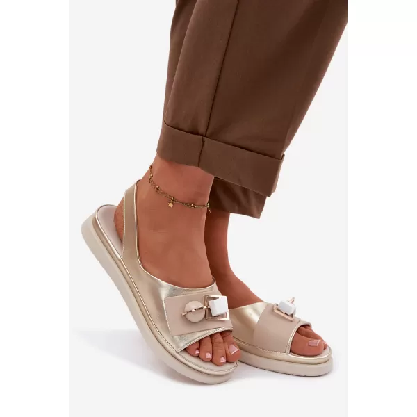  Sandale de dama S.BARSKI GR61-5932 AUR 