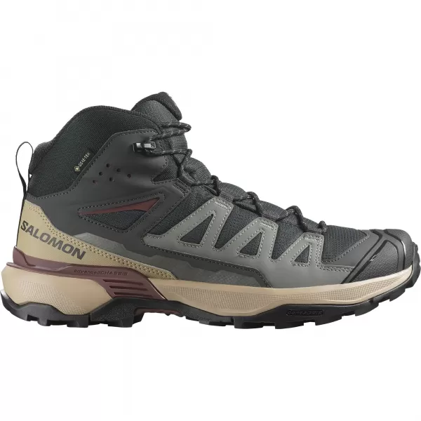  Pantofi pentru bărbați SALOMON X ULTRA 360 MID GORE-TEX L47743300 FANTOMĂ/DESERT BRONZ/ROM STAFIDE 