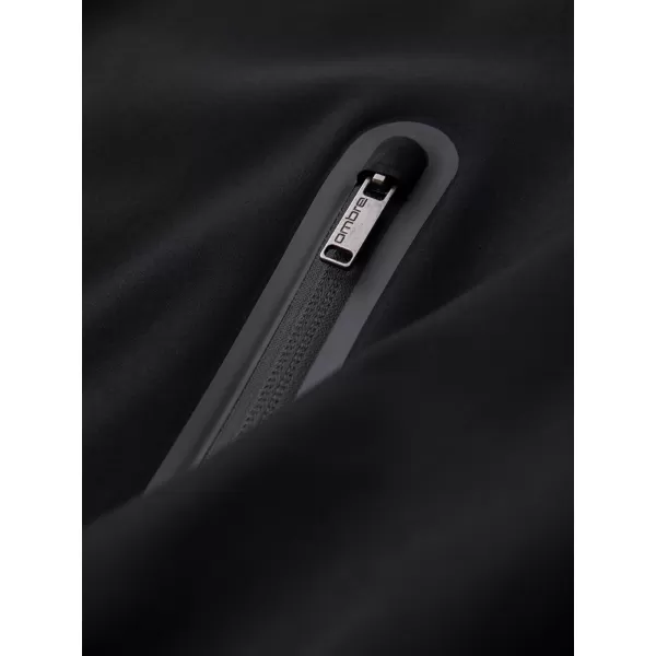  Jachetă cu glugă pentru bărbați OMBRE OM-JANP-0233 NEGRU 