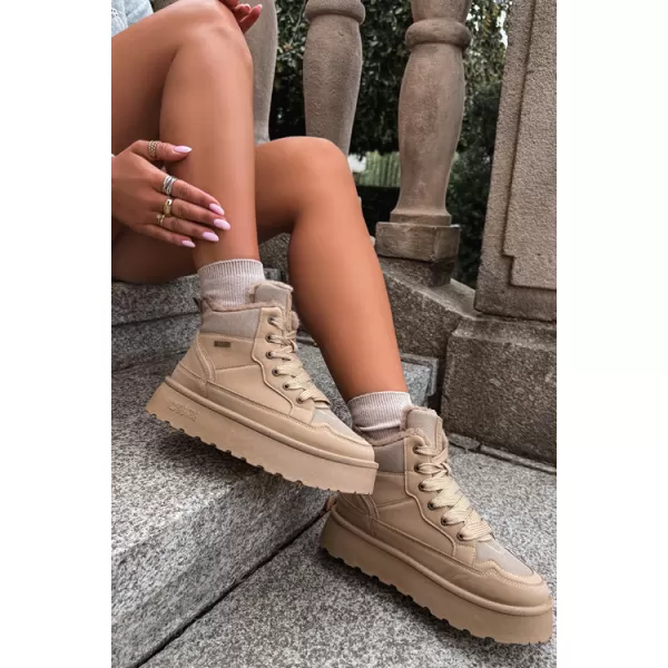  Oameni de zăpadă pentru femei BIG STAR SHOES UU274166 BEJ 