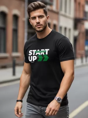 Tricou pentru bărbați DSTREET NX0150R-BK NEGRU