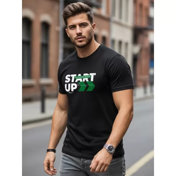  Tricou pentru bărbați DSTREET NX0150R-BK NEGRU 