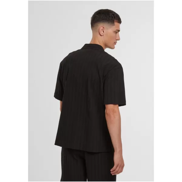 Cămașă pentru bărbați URBAN CLASSICS TB8217-00007 NEGRU 