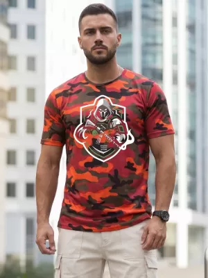 Tricou pentru bărbați DSTREET NX2003R-OR-M PORTOCALE