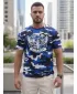 Tricou pentru bărbați DSTREET NX2004R-BL-M ALBASTRU