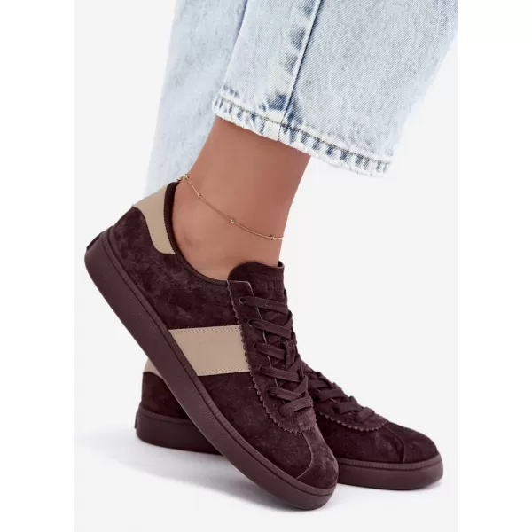  Adidași de damă BIG STAR SHOES UU274438 UMBRE MARO/BEJ 