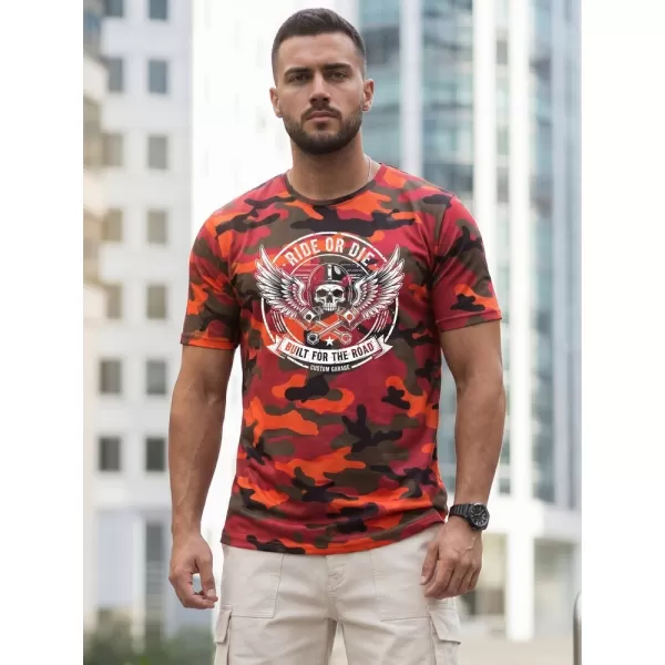  Tricou pentru bărbați DSTREET NX2004R-OR-M PORTOCALE 