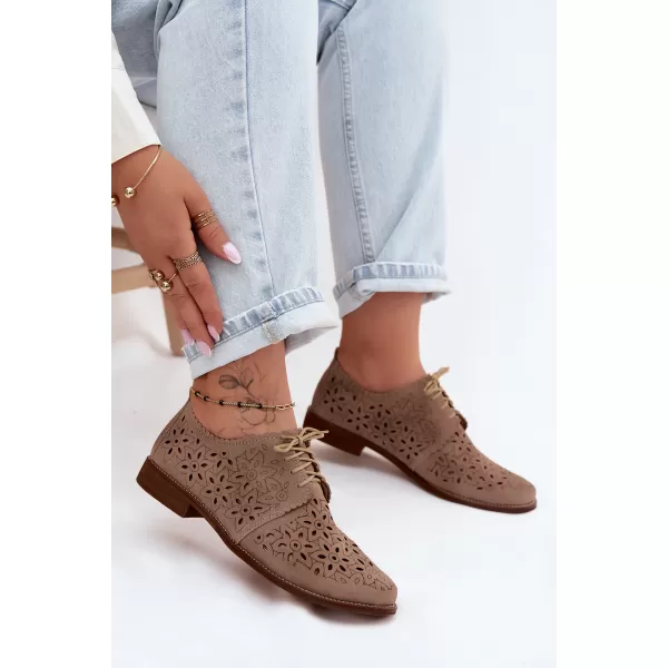  Botine de dama ZAZOO 4156/HOGL BEJ 
