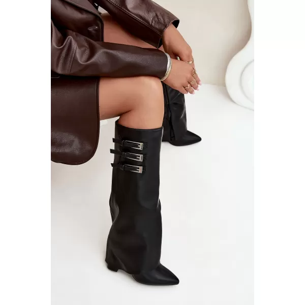  Cizme de dama BOTO C-354 NEGRU 