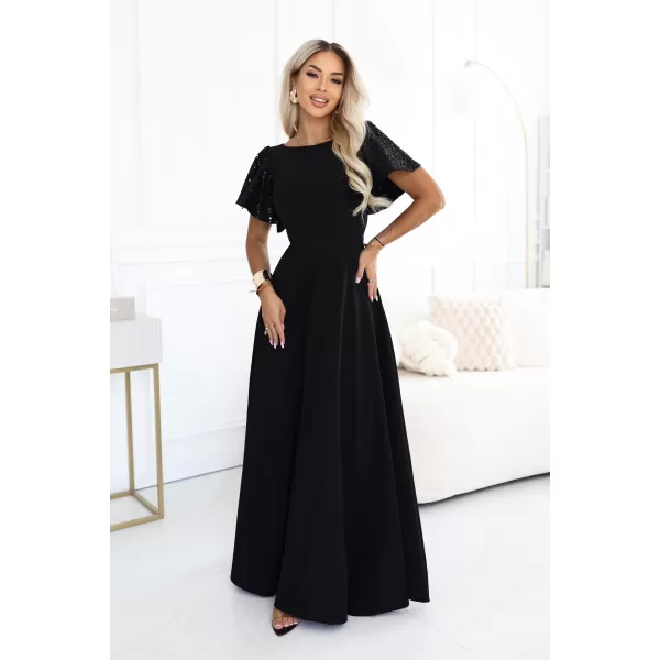  Rochie NUMOCO 694-1 NEGRU 