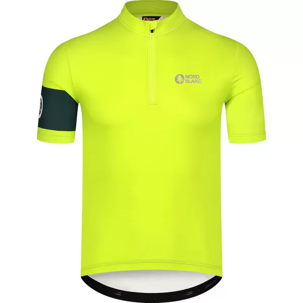  Tricou de ciclism pentru bărbați NORDBLANC CAMEL NBSMF8079 VERDE 