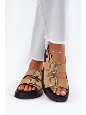 Sandale de dama BIG STAR SHOES RR274665 BEJ