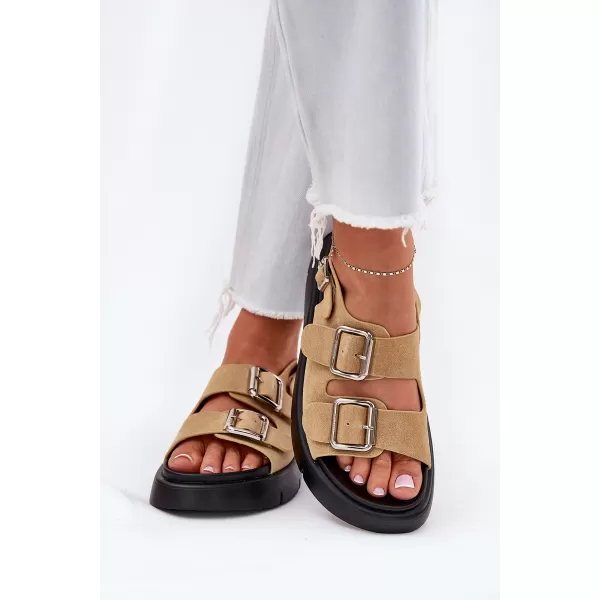  Sandale de dama BIG STAR SHOES RR274665 BEJ 