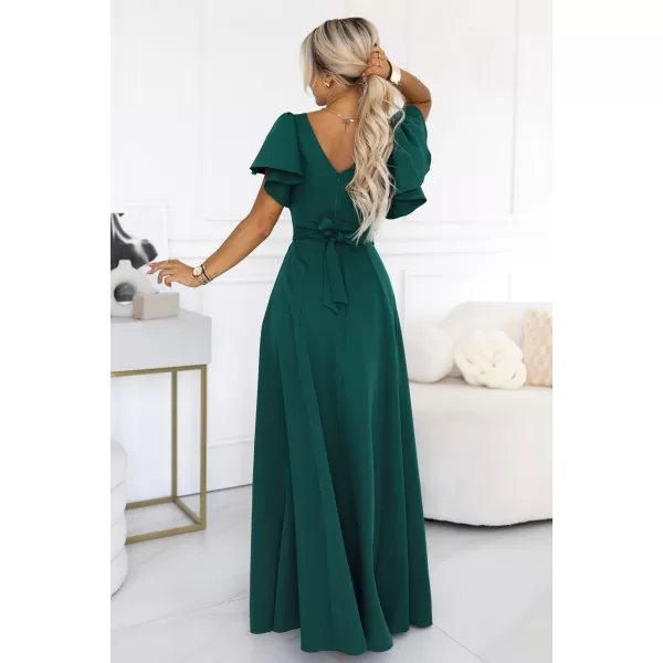  Rochie NUMOCO 694-5 VERDE STICLA 