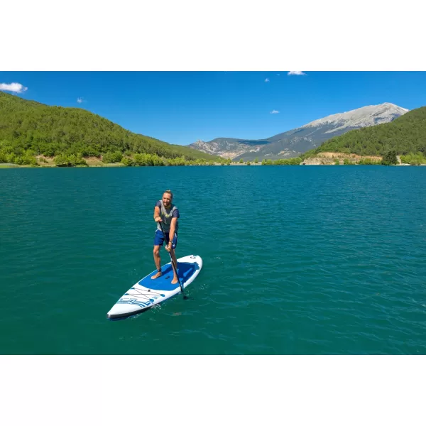  Placă cu vâsle AQUA MARINA Pure Air Combo 11 - 2022 ALBASTRU/GRI 